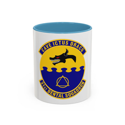 31st Dental Squadron (U.S. Air Force) Accent Coffee Mug