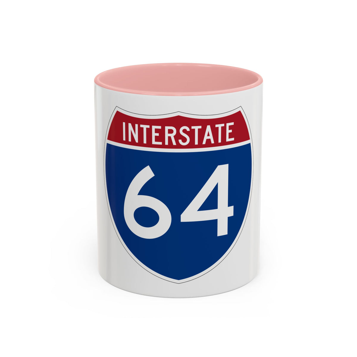 Interstate 64 (U.S. Highways) Accent Coffee Mug