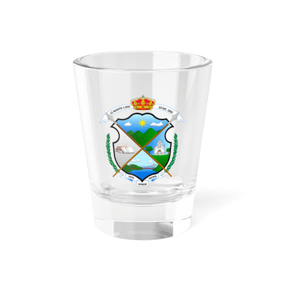 La Victoria Valle del Cauca Escudo (Colombia) (Coat of Arms) Shot Glass 1.5oz