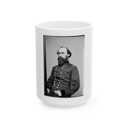 Portrait Of Maj. Gen. Gordon Granger, Officer Of The Federal Army (U.S. Civil War) White Coffee Mug