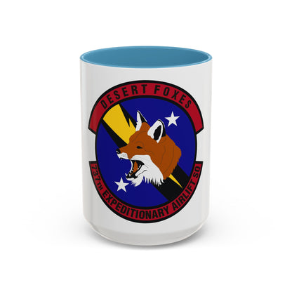 737th Expeditionary Airlift Squadron (U.S. Air Force) Accent Coffee Mug