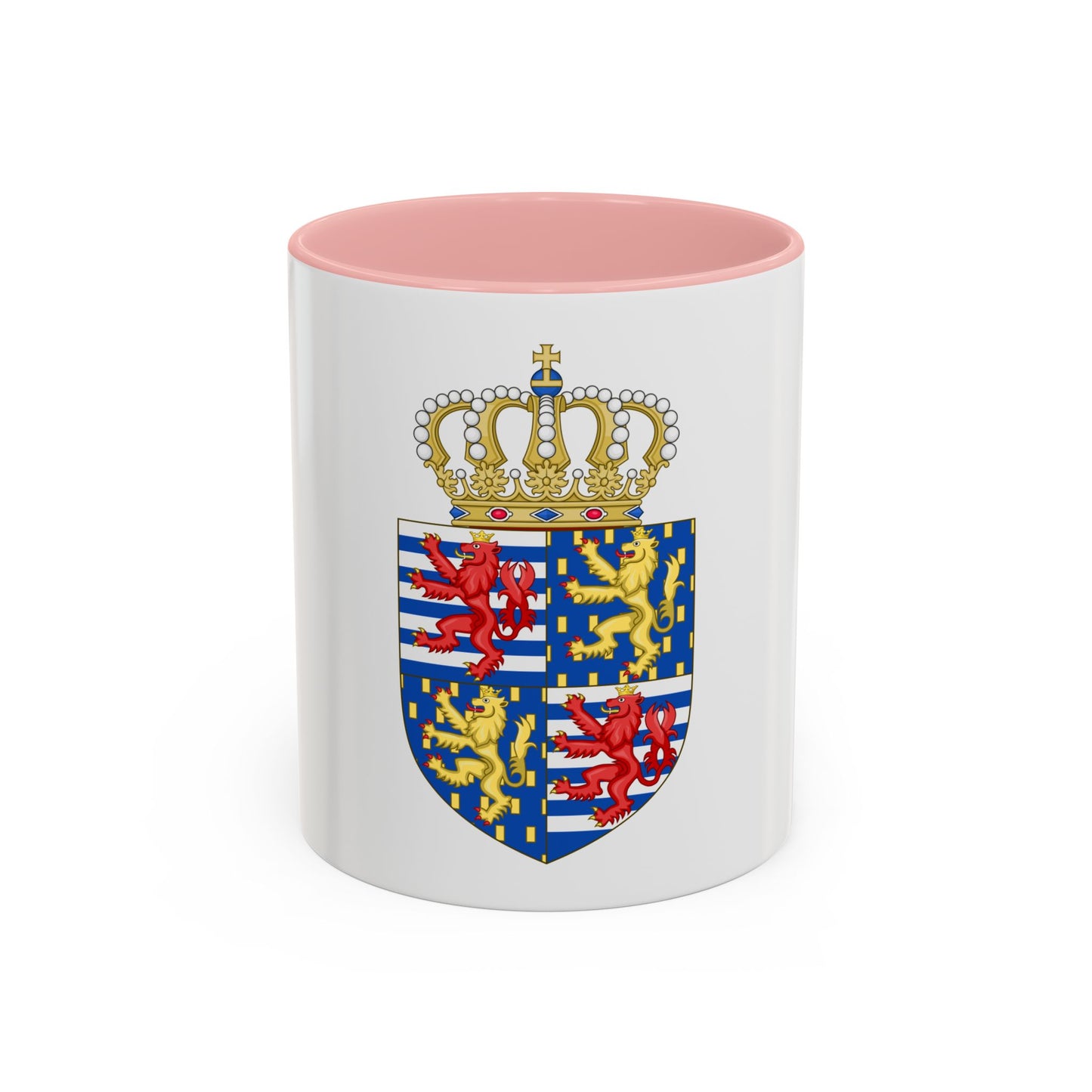 Lesser coat of arms of the Grand Duke of Luxembourg (2000) - Accent Coffee Mug
