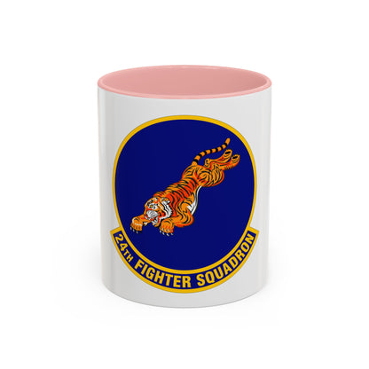 24 Fighter Squadron ACC (U.S. Air Force) Accent Coffee Mug