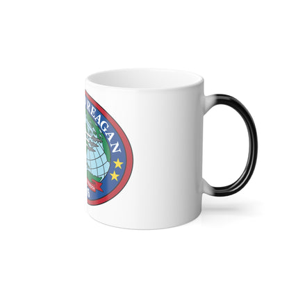 USS Ronald Reagan CVN 76 (U.S. Navy) Color Changing Mug 11oz
