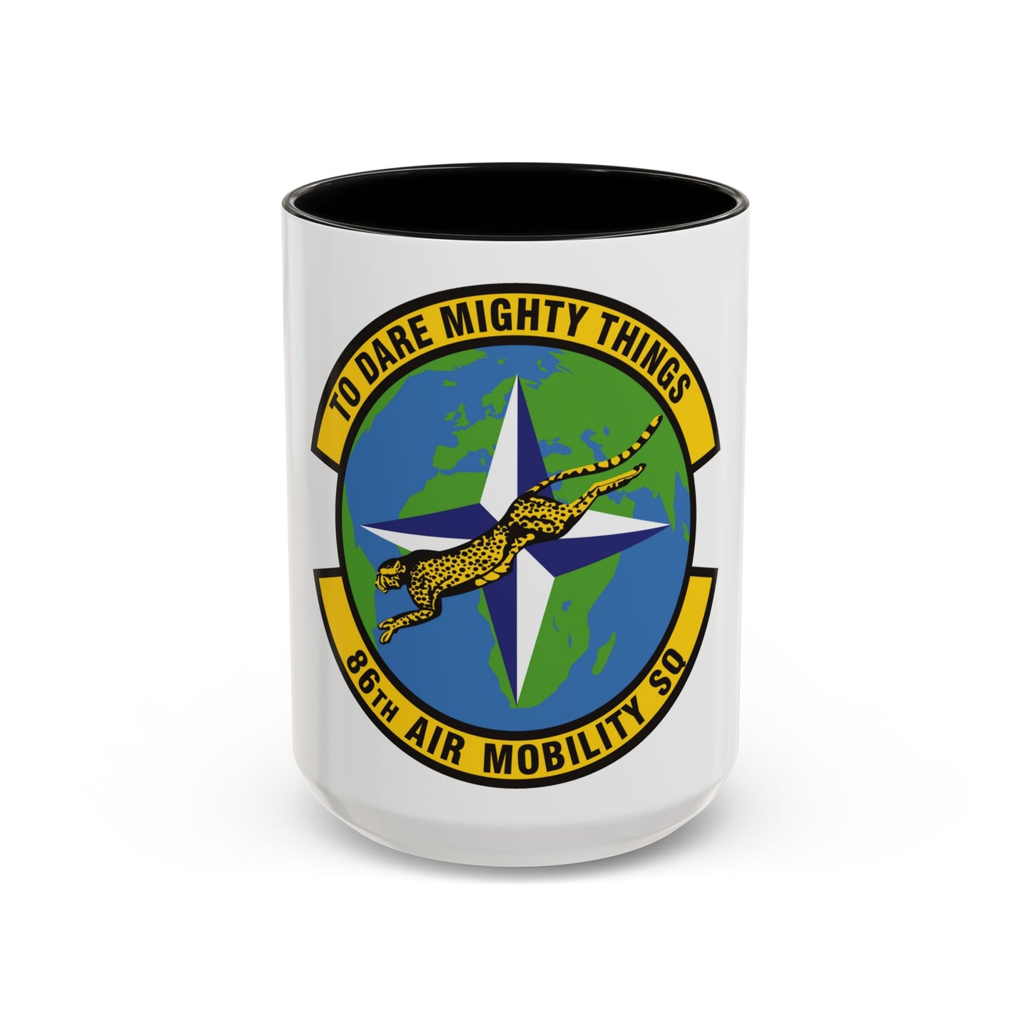 86th Air Mobility Squadron (U.S. Air Force) Accent Coffee Mug