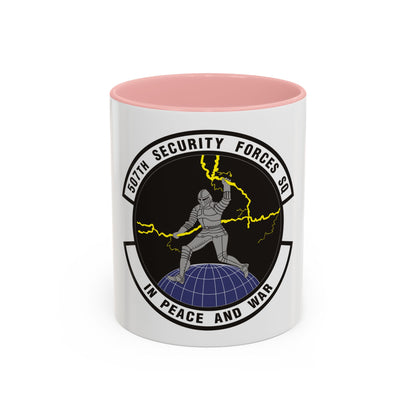 507th Security Forces Squadron (U.S. Air Force) Accent Coffee Mug