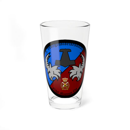 Emblem for the Staff-III-TRR (Denmark) (Coat of Arms) Pint Glass 16oz