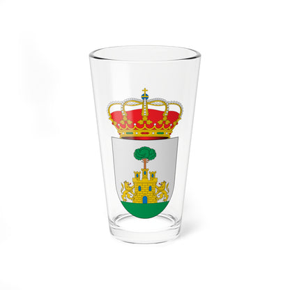 Escudo de Alcolea del Pinar Guadalajara (Spain) (Coat of Arms) Pint Glass 16oz