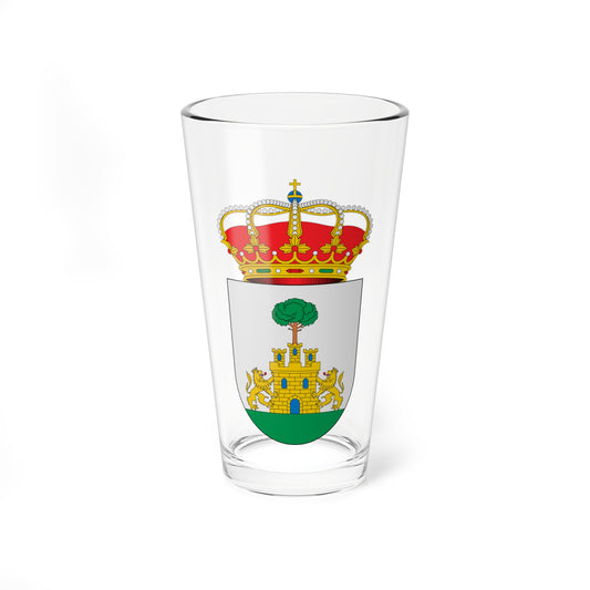Escudo de Alcolea del Pinar Guadalajara (Spain) (Coat of Arms) Pint Glass 16oz