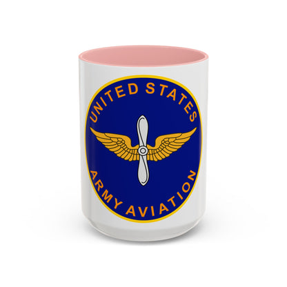 United States Aviation Branch (U.S. Army) Accent Coffee Mug