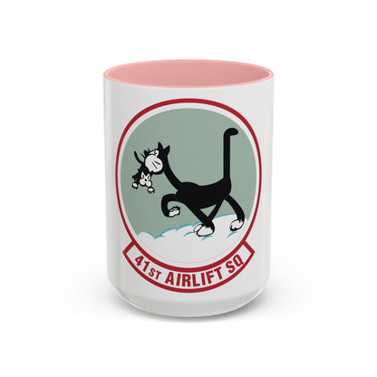 41st Airlift Squadron (U.S. Air Force) Accent Coffee Mug