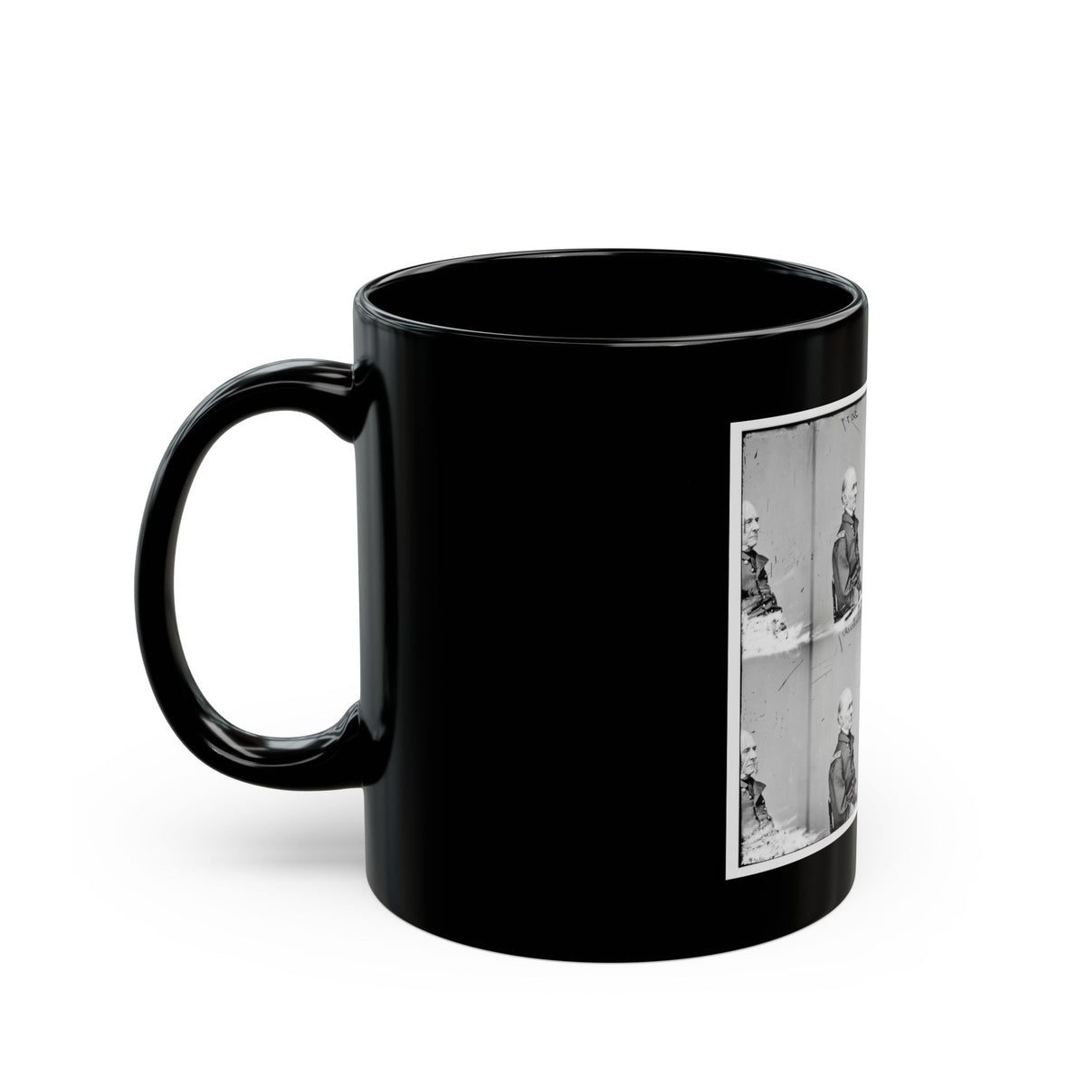 Adml. Shubrick, U.S.N. (U.S. Civil War) Black Coffee Mug