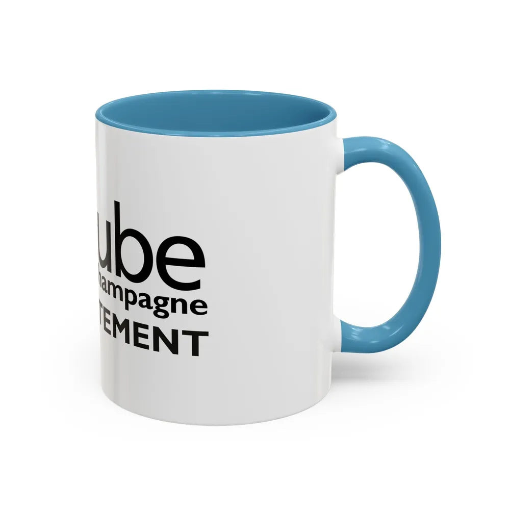 Flag of Aube France - Accent Coffee Mug-Go Mug Yourself