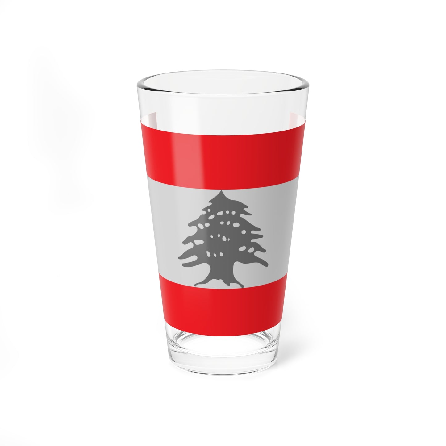 Flag of Lebanon - Red (Lebanon) Pint Glass 16oz