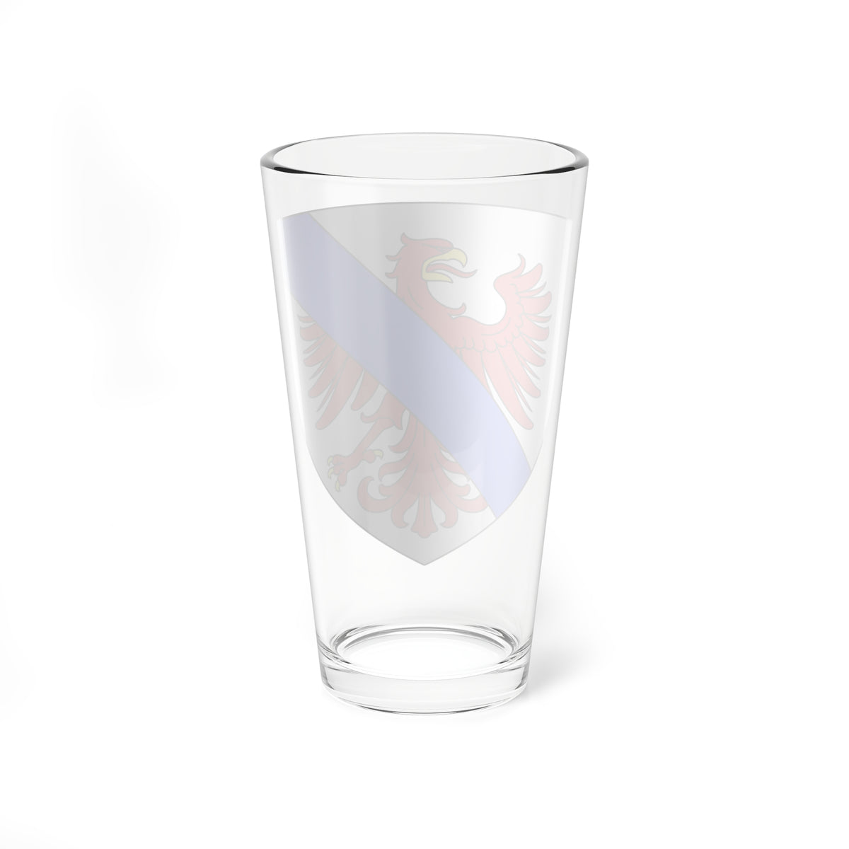 Famille dAbancourt de Maucomble reflet (France) (Coat of Arms) Pint Glass 16oz