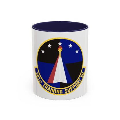 381st Training Support Squadron (U.S. Air Force) Accent Coffee Mug
