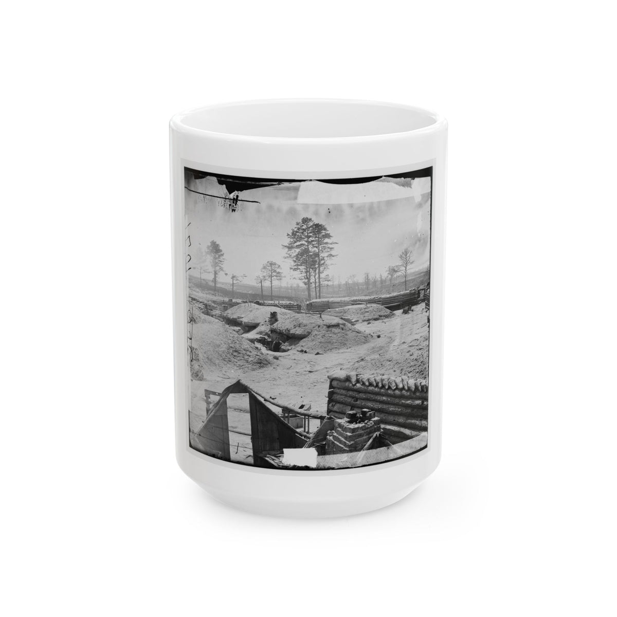 Petersburg, Va. Fortifications (U.S. Civil War) White Coffee Mug