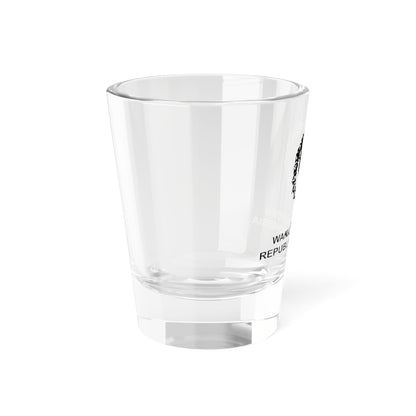 Indonesian Vice Presidential Emblem black (Indonesia) (Coat of Arms) Shot Glass 1.5oz