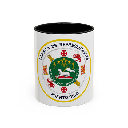 Seal of Puerto Rico House of Representatives - Accent Coffee Mug