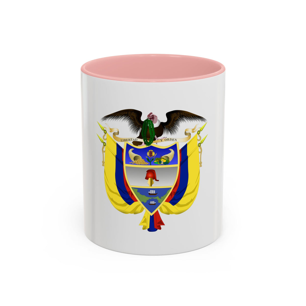 Coat of arms of Colombia 5 - Accent Coffee Mug