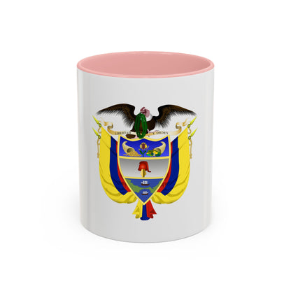 Coat of arms of Colombia 5 - Accent Coffee Mug