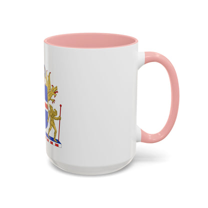 Kingdom of Iceland Coat of Arms - Accent Coffee Mug