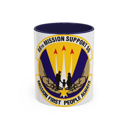 88th Mission Support Squadron (U.S. Air Force) Accent Coffee Mug