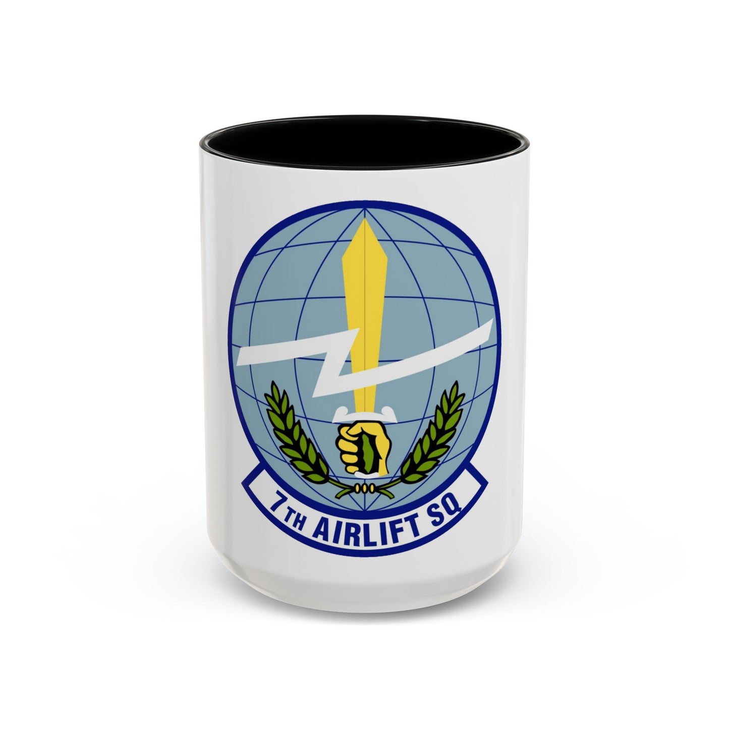 7th Airlift Squadron (U.S. Air Force) Accent Coffee Mug