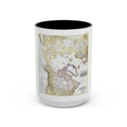 Top Of The World (1949) (Map) Accent Coffee Mug