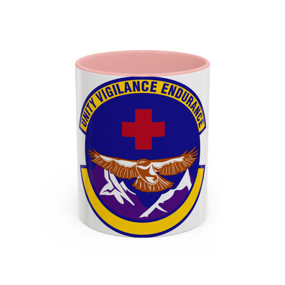 17 Operational Medical Readiness Squadron AETC (U.S. Air Force) Accent Coffee Mug