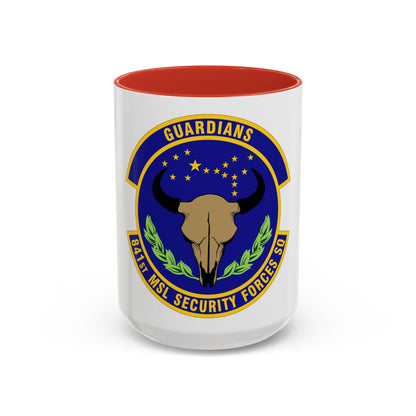 841 Missile Security Forces Squadron AFGSC (U.S. Air Force) Accent Coffee Mug