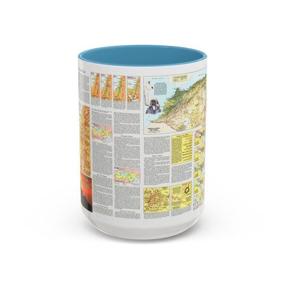 Middle East - The Peoples 2 (1972) (Map) Accent Coffee Mug