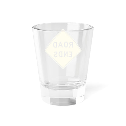 MODOT W14-7 (Missouri) (Road Sign) Shot Glass 1.5oz