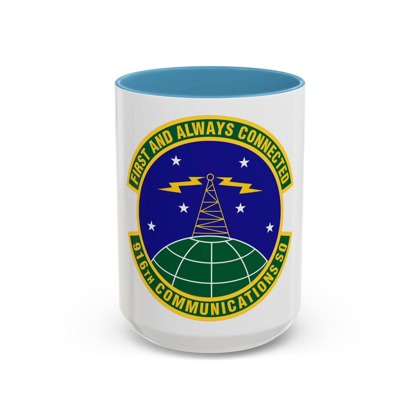 916th Communications Squadron (U.S. Air Force) Accent Coffee Mug