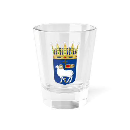 Gotlands vapen crowned (Sweden) (Coat of Arms) Shot Glass 1.5oz