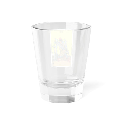 The 7 of Swords (Tarot Card) Shot Glass 1.5oz-Go Mug Yourself