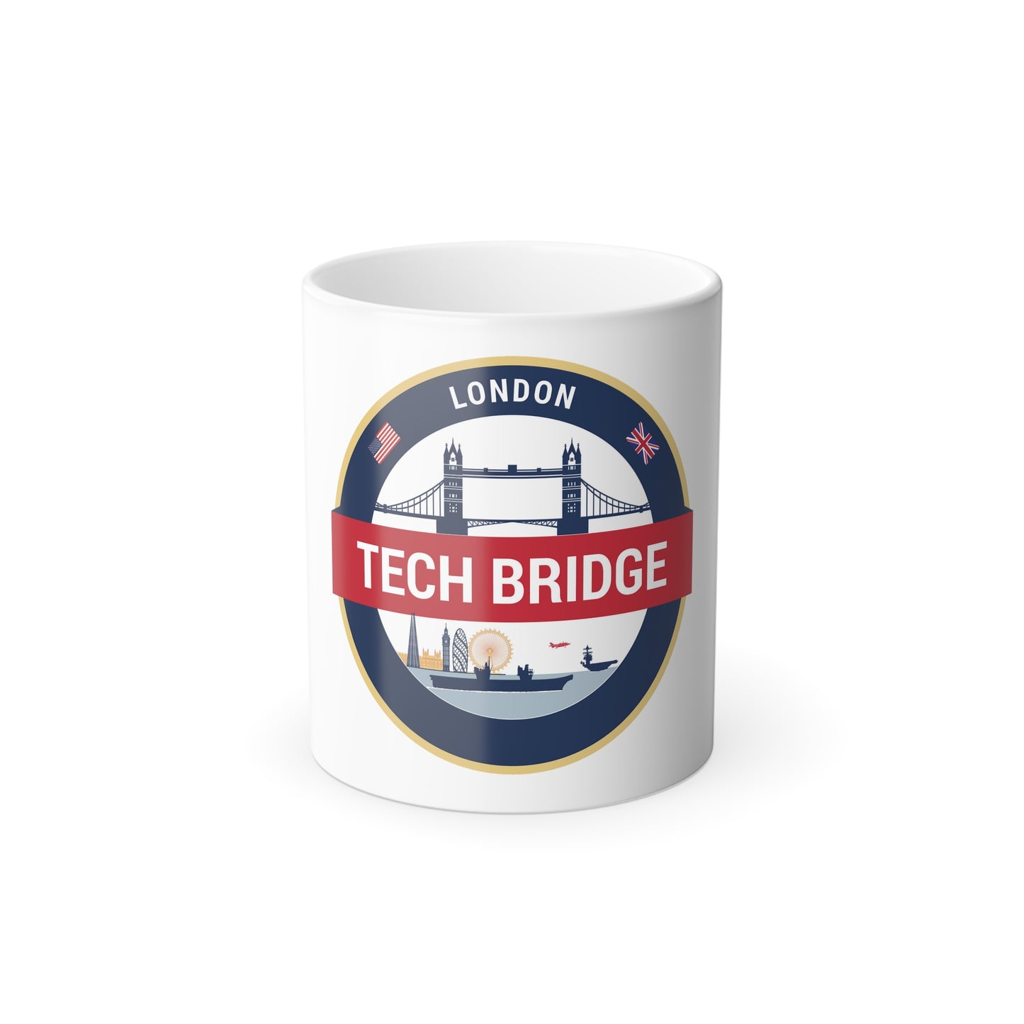 Tech Bridge London (U.S. Navy) Color Changing Mug 11oz