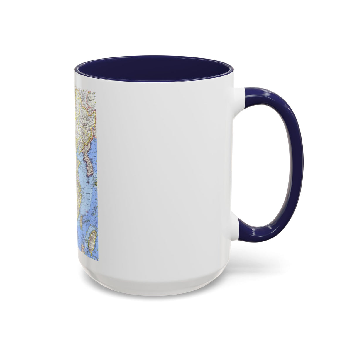 China (1964) (Map) Accent Coffee Mug