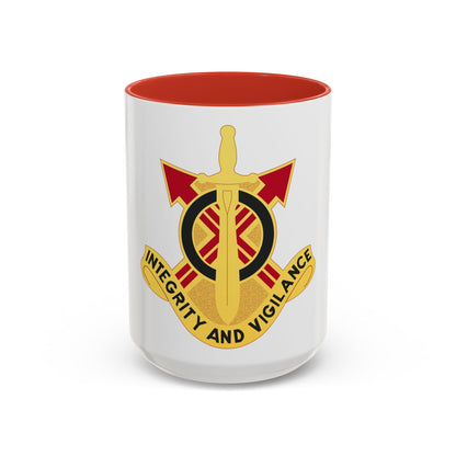 107th Artillery Group (U.S. Army) Accent Coffee Mug