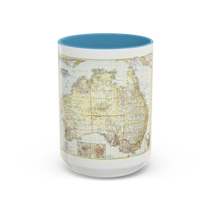 Australia (1948) (Map) Accent Coffee Mug
