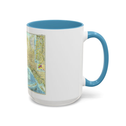 USA - Alaska (1956) (Map) Accent Coffee Mug