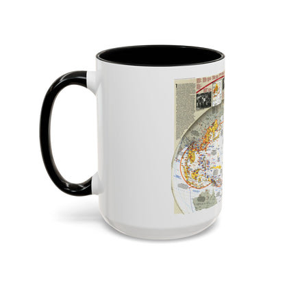 World War II- Asia and the Pacific (1991) (Map) Accent Coffee Mug