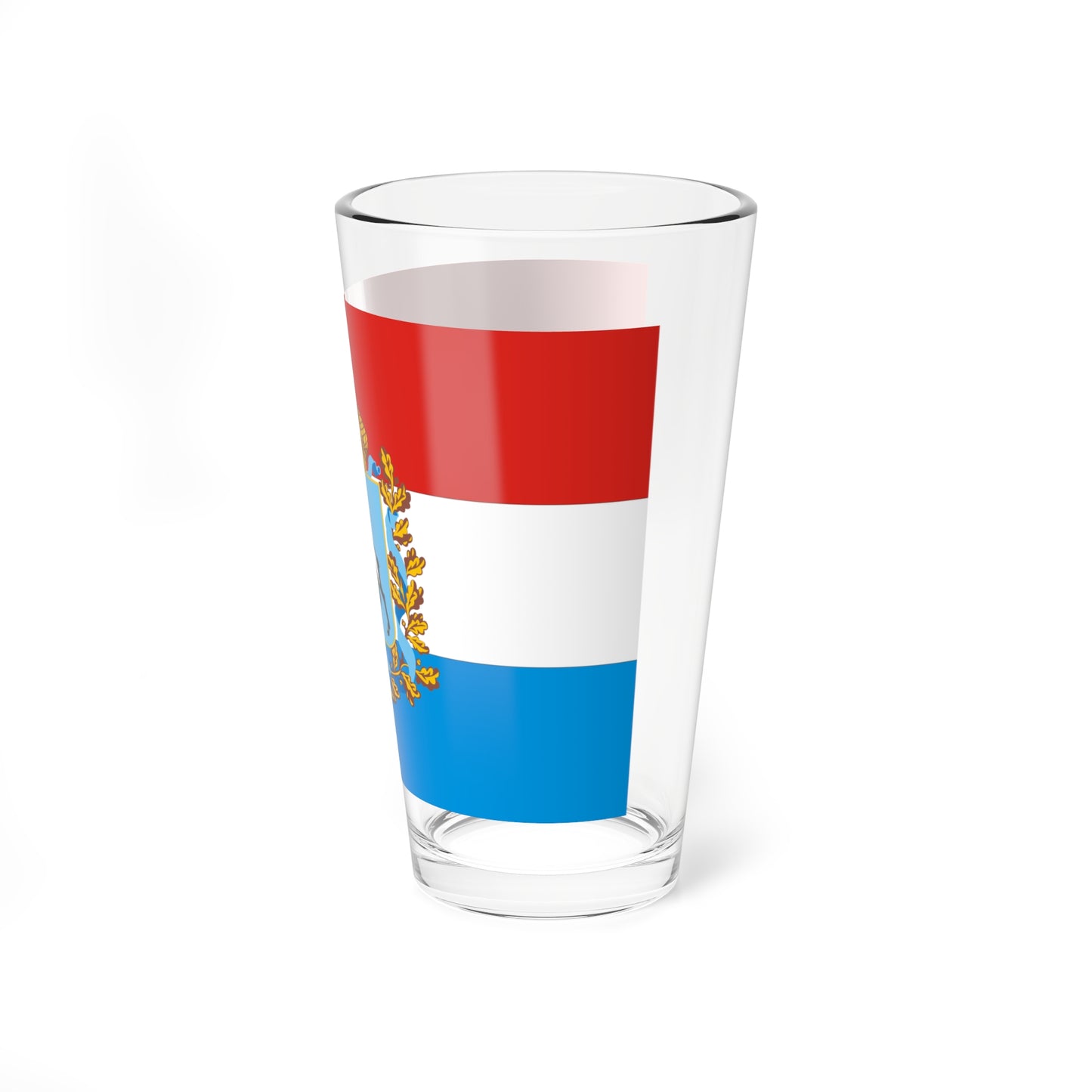 Flag of Samara Oblast (Russia) Pint Glass 16oz