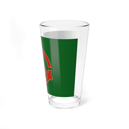 Flag of Kamimine Saga (Japan) Pint Glass 16oz
