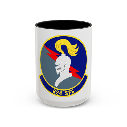 824th Security Forces Squadron (U.S. Air Force) Accent Coffee Mug