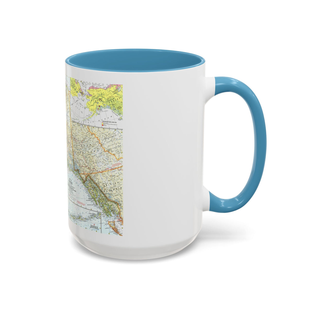 USA - Alaska (1959) (Map) Accent Coffee Mug