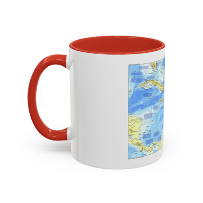 West Indies 1 (1987) (Map) Accent Coffee Mug