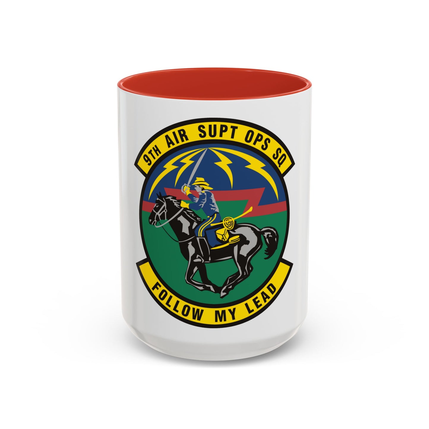 9th Air Support Operations Squadron (U.S. Air Force) Accent Coffee Mug