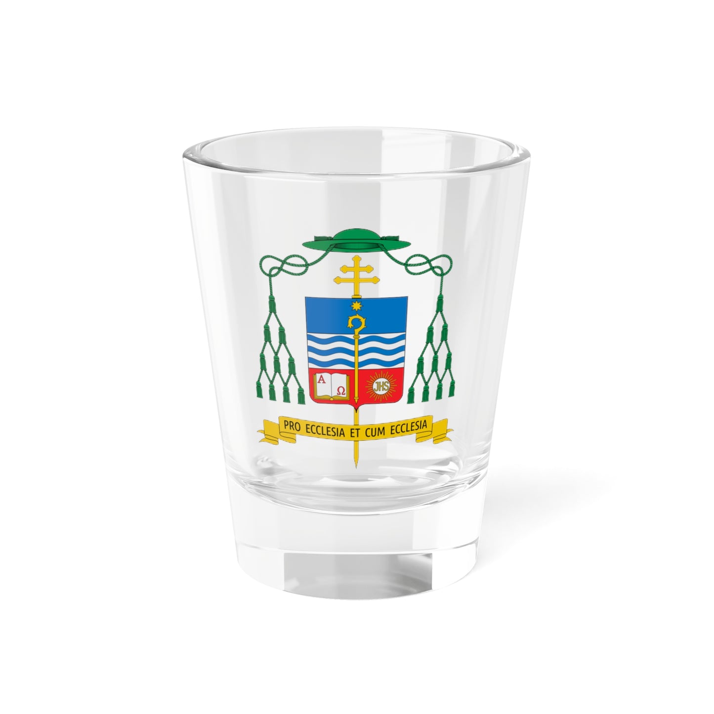 Coat of arms of Joseph Mitsuaki Takami (Japan) (Coat of Arms) Shot Glass 1.5oz