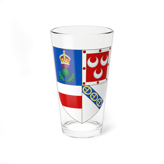 Earl of Leven COA (Scotland) (Coat of Arms) Pint Glass 16oz